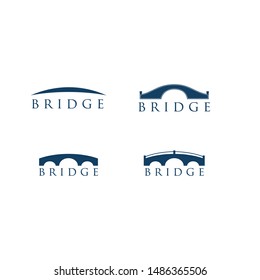 bridge icon vector logo template