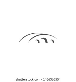 bridge icon vector logo template