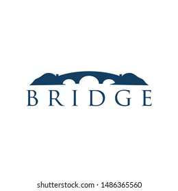 bridge icon vector logo template