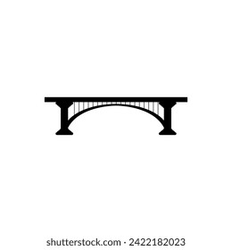 bridge icon vector on white background