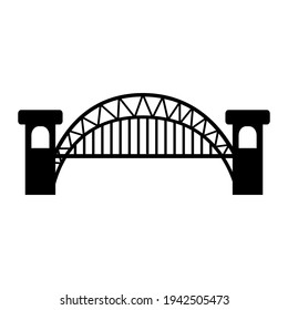 Bridge icon vector set. architecture illustration sign collection. construction symbol or logo.