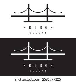 Bridge icon vector set. architecture illustration sign collection. construction symbol or logos inspiration.