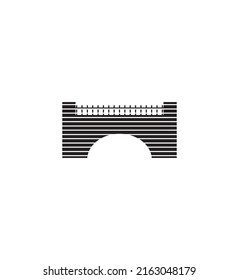 icono puente,mejor icono plano vector.