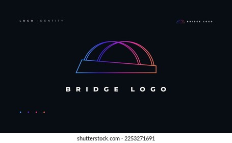 Bridge Illustration Logo vector template