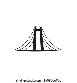 Bridge ilustration logo vector template