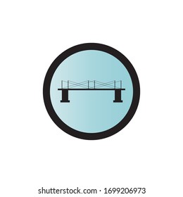 Bridge ilustration logo vector template