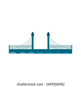 Bridge ilustration logo vector template