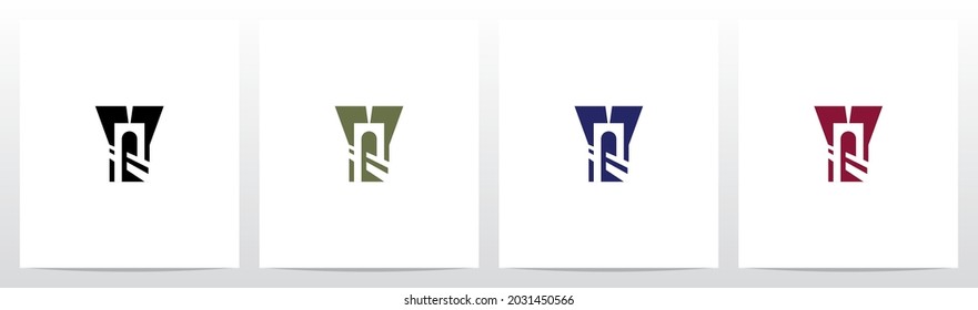 Bridge Inside Letter Logo Design Y
