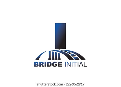 I bridge Letter logo template for your branding.
