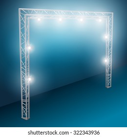 bridge lights with white spotlights 2