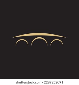 Logo de Bridge Lines un logotipo mínimo y simple de forma de puente. El logotipo de Bridge Lines también parece muy elegante y elegante al mismo tiempo. una combinación de puentes con líneas delgadas hace que este logotipo funcione muy bien