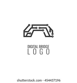 Bridge logo concept.