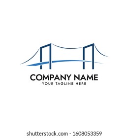 Bridge Logo, Construction Logo, Building