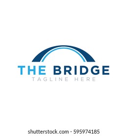 Simple Bridge Logo Design Stock Vector (Royalty Free) 595102676