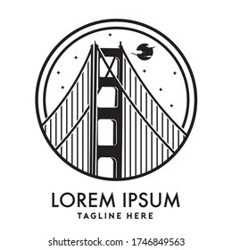 Bridge logo design good for construction company logo
