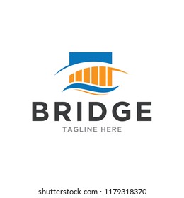 bridge logo design template