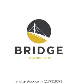 bridge logo design template
