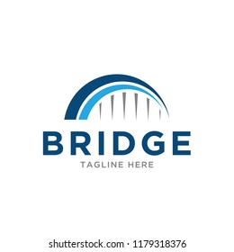 bridge logo design template