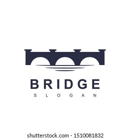 Bridge Logo Design Template Isolated On White Background