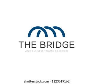 Bridge Logo Design Template Vector Icon