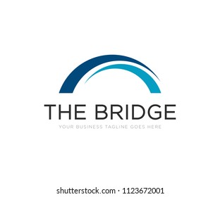 Bridge Logo Design Template Vector Icon
