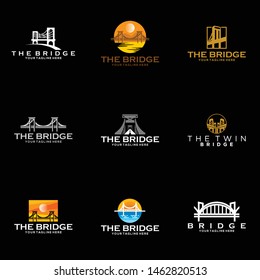 The Bridge Logo Design Vector