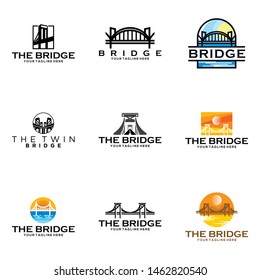 The Bridge Logo Design Vector