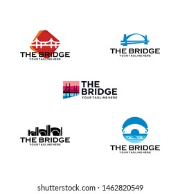 The Bridge Logo Design Vector