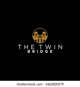 The Bridge Logo Design Vector