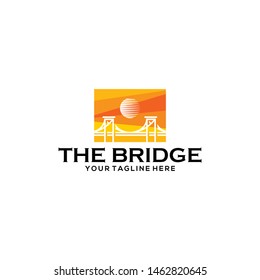 The Bridge Logo Design Vector