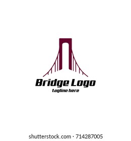 Bridge Logo Design Vector Art