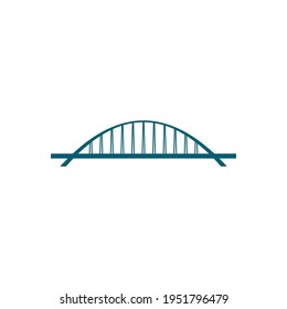 Bridge logo design vector illustration, Creative Bridge logo design concept template, symbols icons