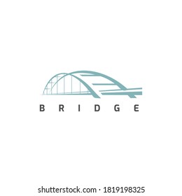 Bridge Logo Design Vector Template