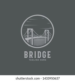 Bridge logo emblem inspiration - Vector