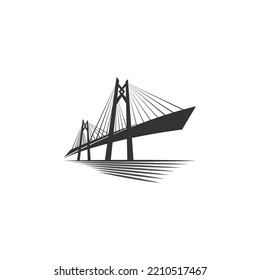 Bridge logo icon design illustration template