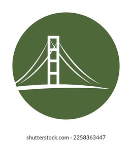 Bridge logo icon design illustration
