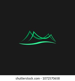 Bridge logo icon design template. Vector illustration