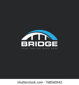 bridge logo, icon, design template