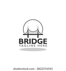 Bridge logo icon with shadow