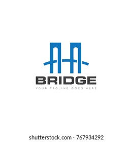 bridge logo, icon, symbol, design template