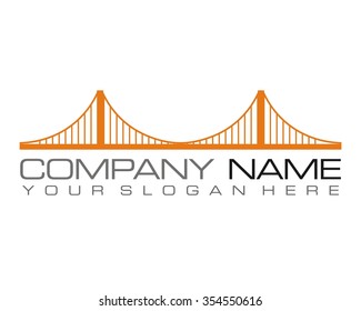 bridge logo icon vector