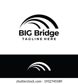 bridge logo icon vector isolated