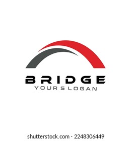 Bridge logo icon vector template.