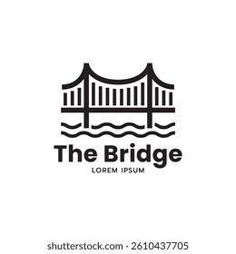 Bridge logo logo illustration template design.