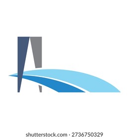 Bridge Logo modern concept Icon Template Illustration