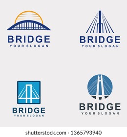 Bridge logo template