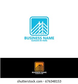 Bridge Logo Template Design