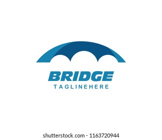 Bridge Logo Template vector icon illustration design