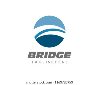 Bridge Logo Template vector icon illustration design