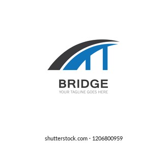  bridge Logo Template vector icon illustration design